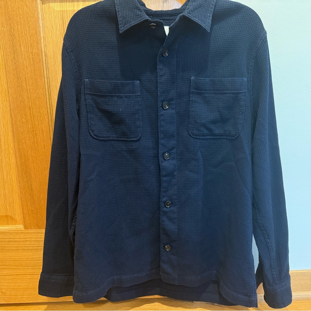 Marks & Spencer Men's Navy Button-Up Jacket